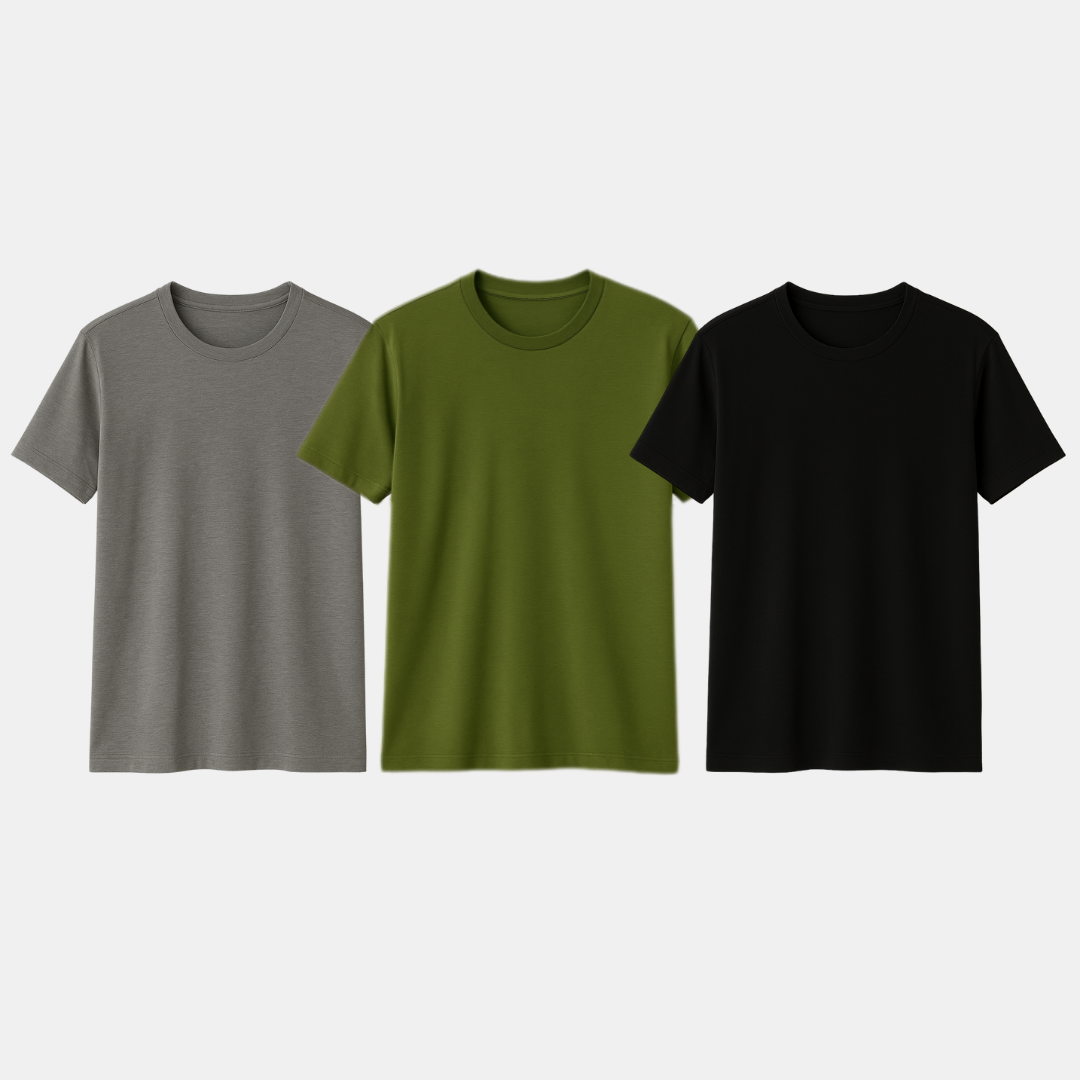 Kit 3 Camisetas Tech Modal ESSENC