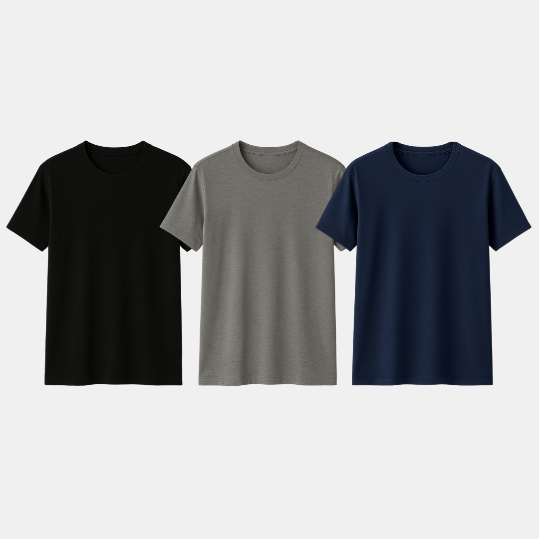 Kit 3 Camisetas Tech Modal ESSENC