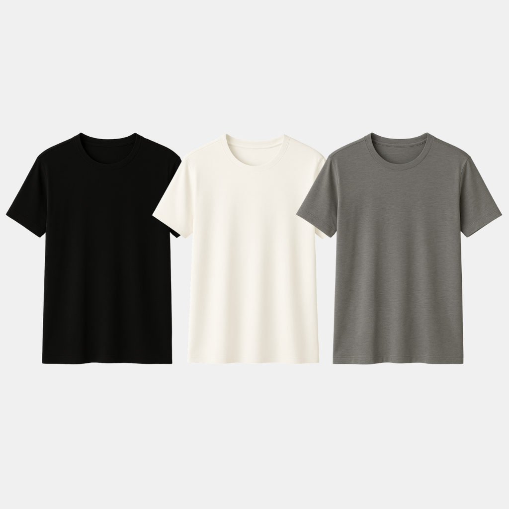 Kit 3 Camisetas Tech Modal ESSENC