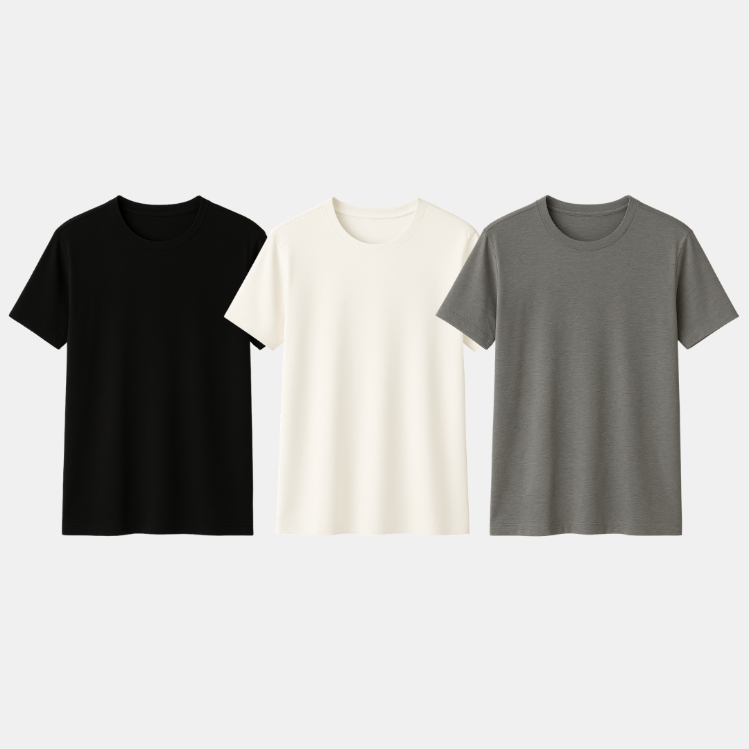 Kit 3 Camisetas Tech Modal ESSENC