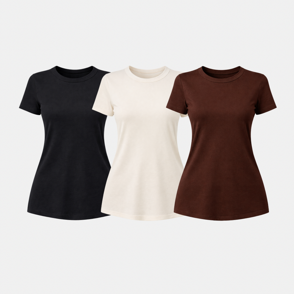 Kit 3 Camisetas Tech  Feminina ESSENC