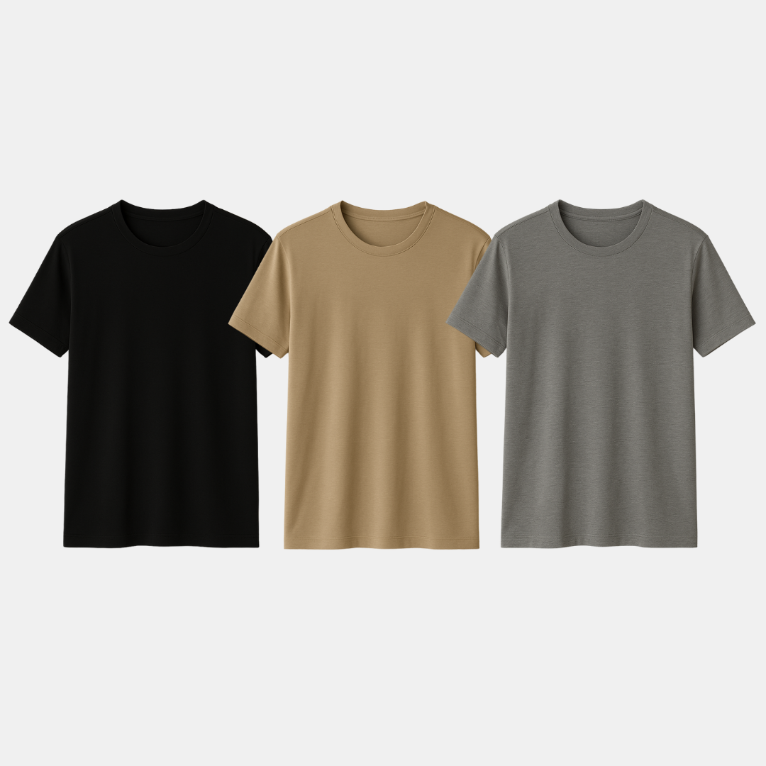 Kit 3 Camisetas Tech Modal ESSENC