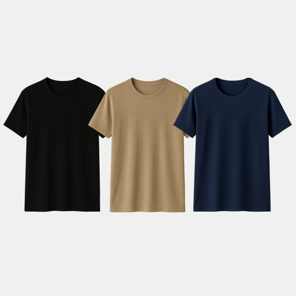 Kit 3 Camisetas Tech Modal ESSENC