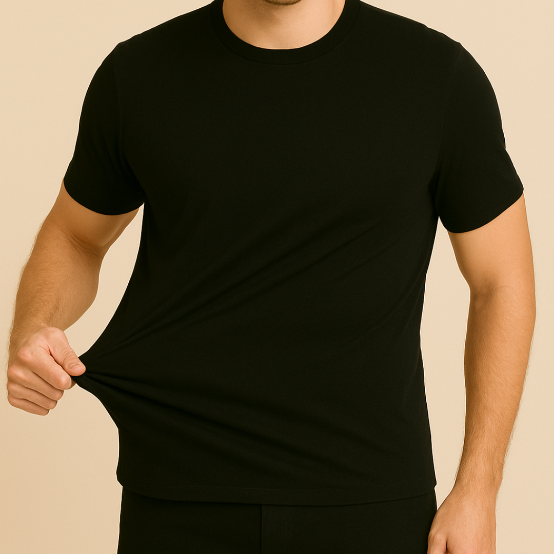 Camiseta Tech Modal ESSENC – Preta