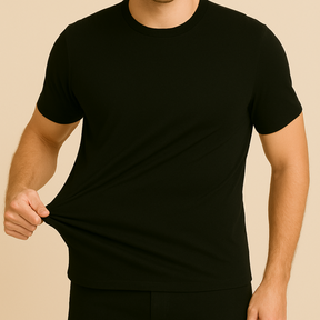 Camiseta Tech Modal ESSENC – Preta