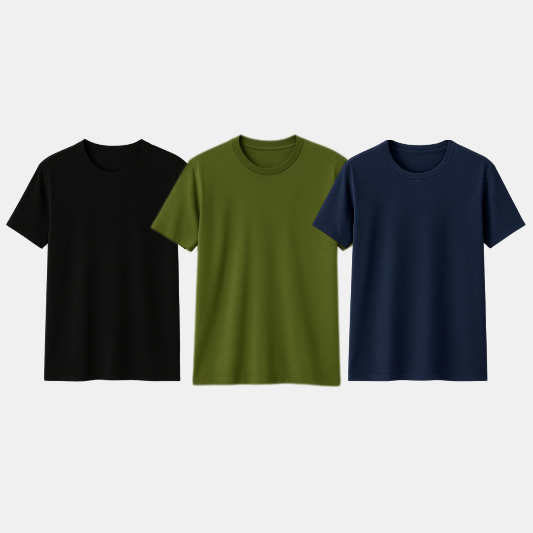 Kit 3 Camisetas Tech Modal ESSENC