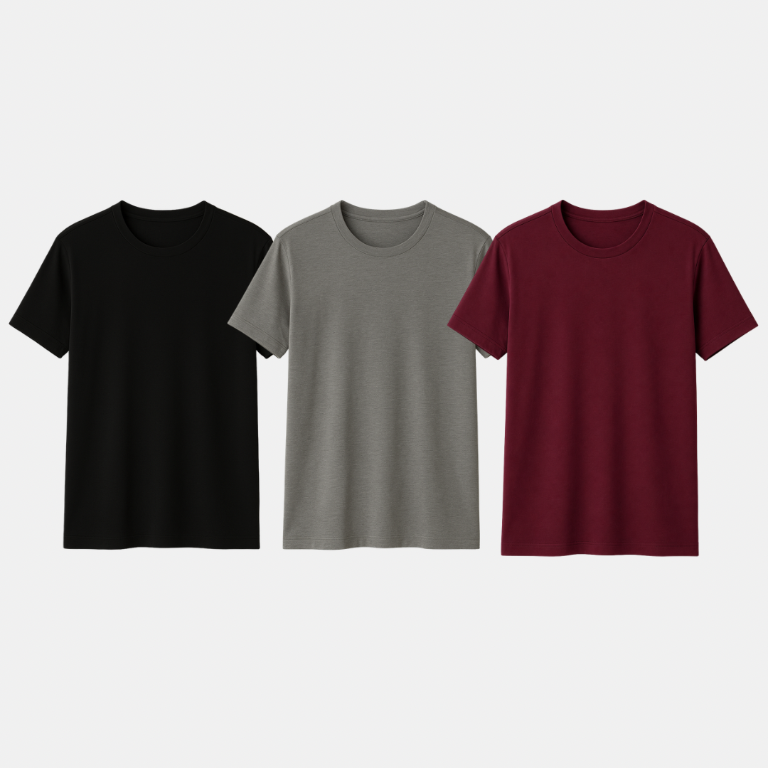 Kit 3 Camisetas Tech Modal ESSENC