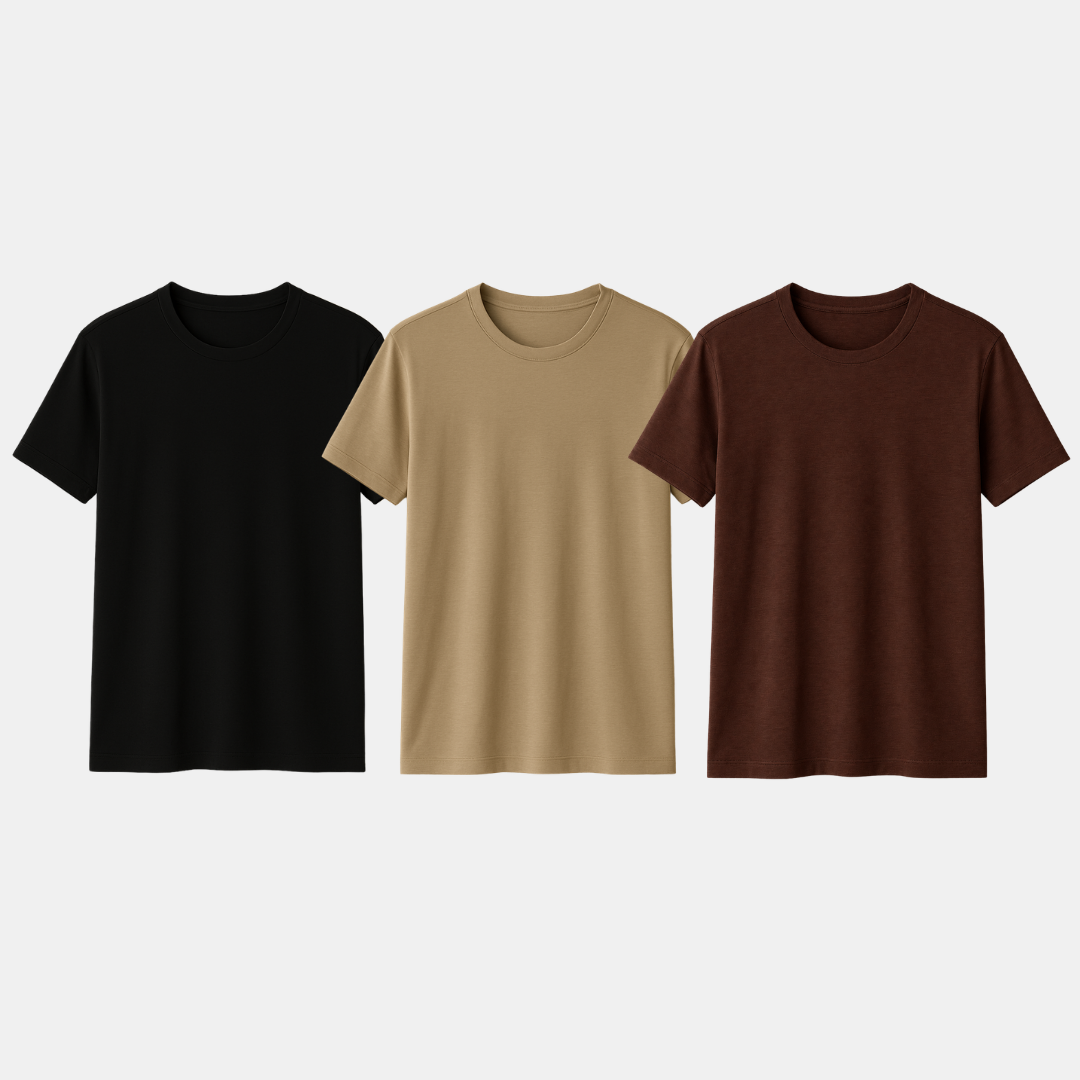 Kit 3 Camisetas Tech Modal ESSENC