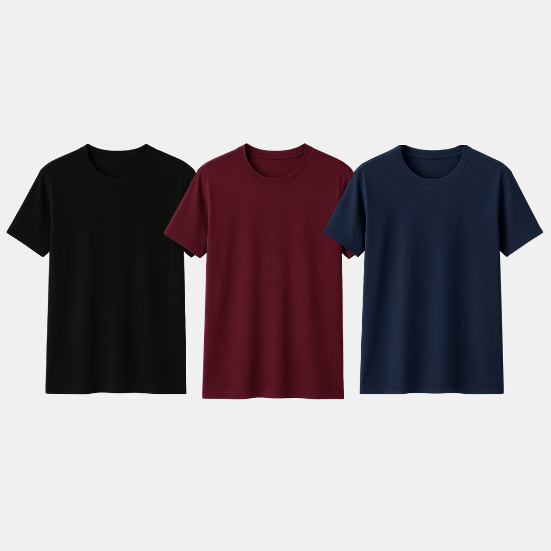Kit 3 Camisetas Tech Modal ESSENC