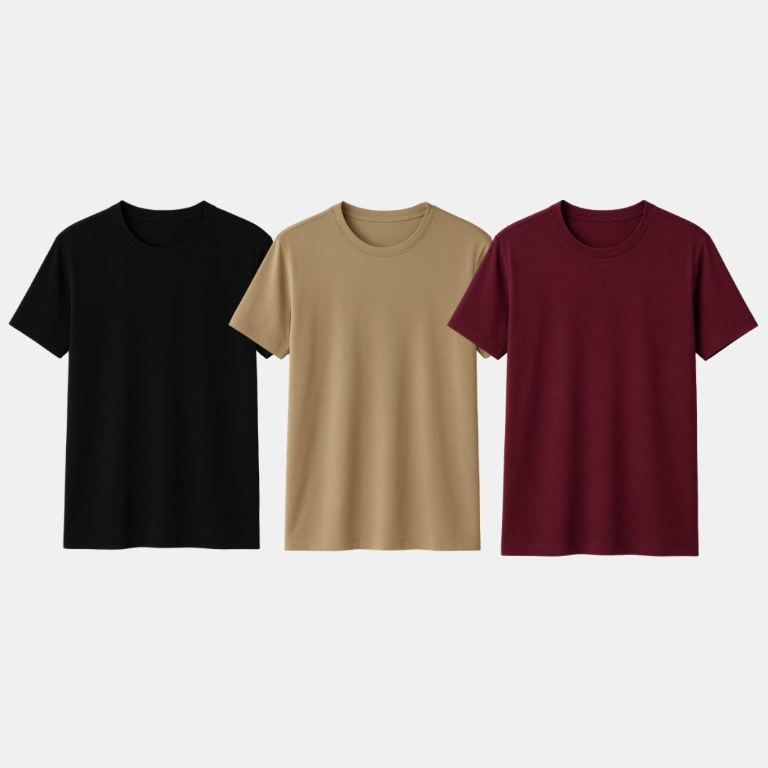 Kit 3 Camisetas Tech Modal ESSENC
