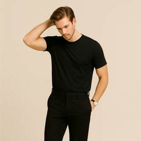 Camiseta Tech Modal ESSENC – Preta