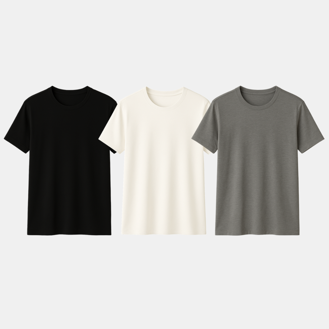 Kit 3 Camisetas Tech Modal ESSENC