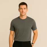 Camiseta Tech Modal ESSENC – Cinza
