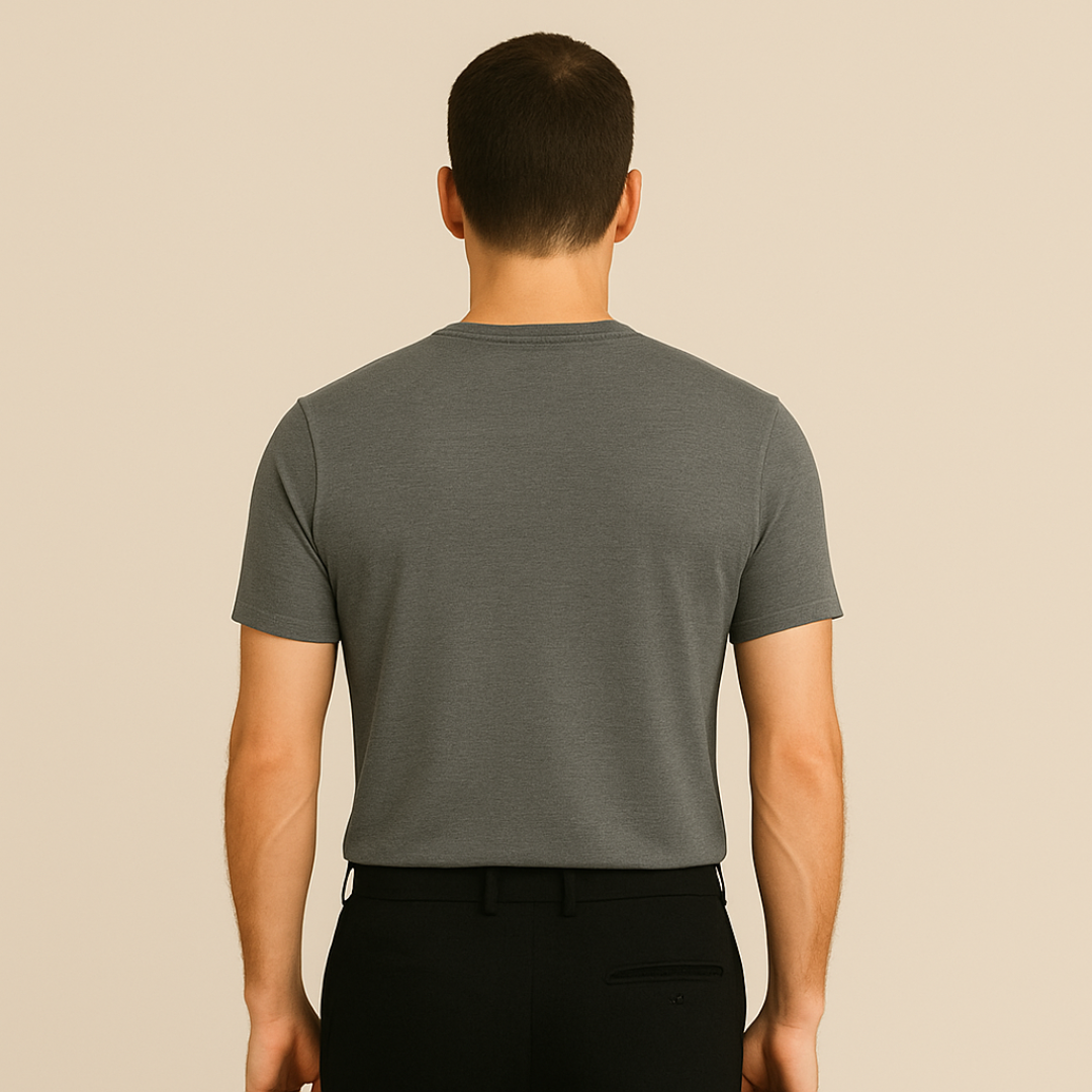 Camiseta Tech Modal ESSENC – Cinza