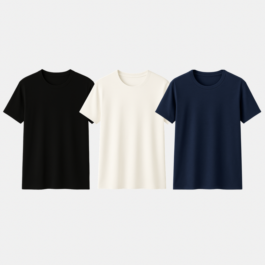 Kit 3 Camisetas Tech Modal ESSENC