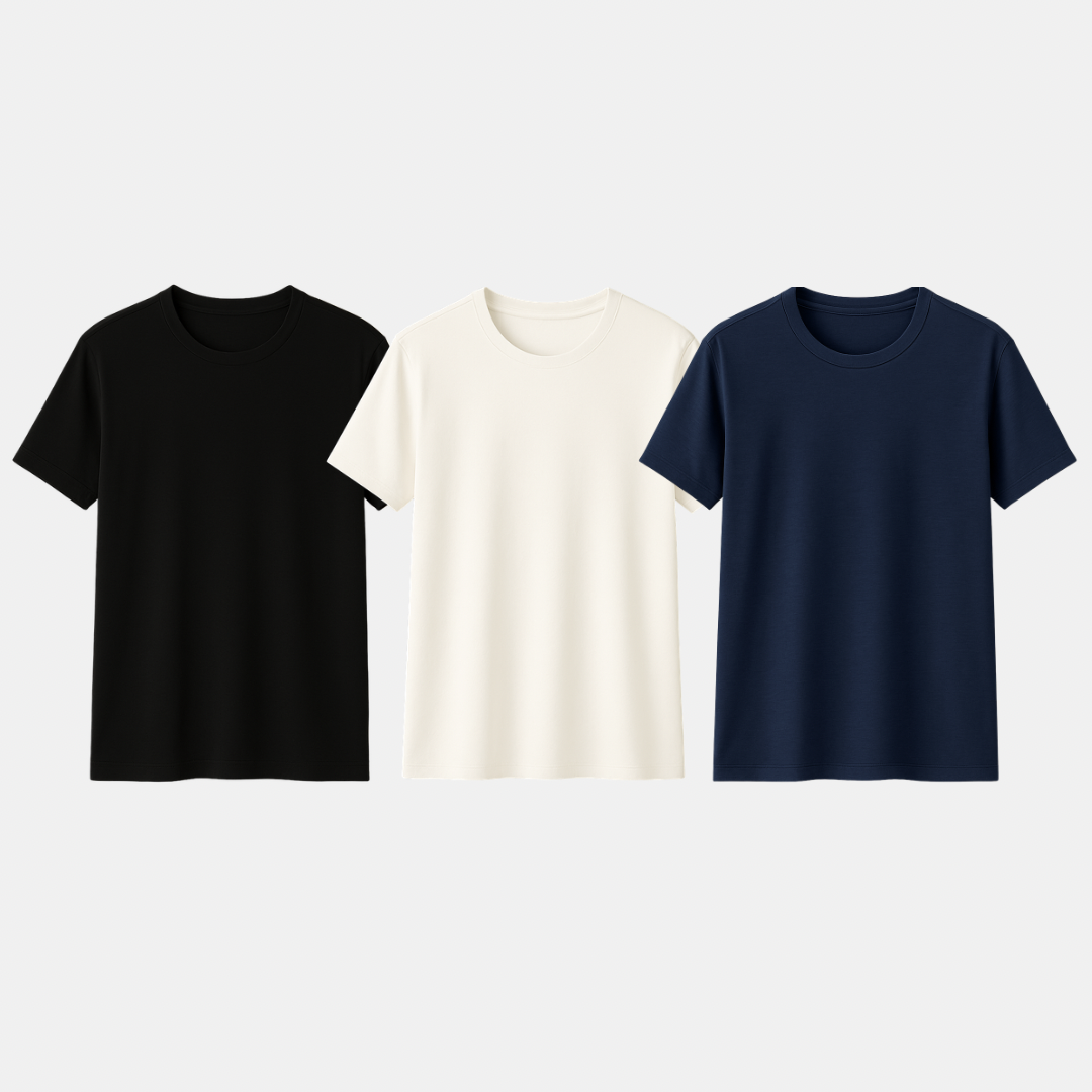 Kit 3 Camisetas Tech Modal ESSENC